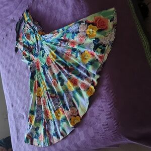 Vintage-style Floral Swing Dress